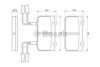 BOSCH 0 986 469 441 Brake Pad Set, disc brake